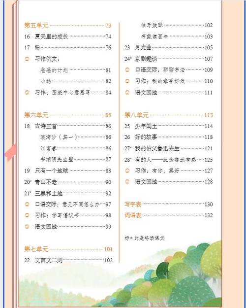 课课通六年级电子课本