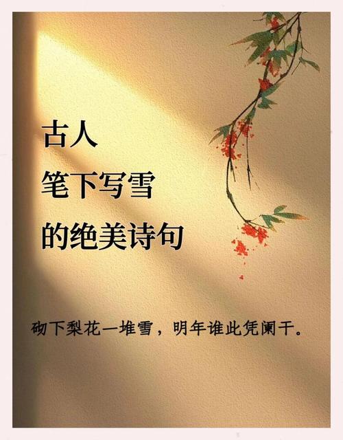 七言绝句《雪花》