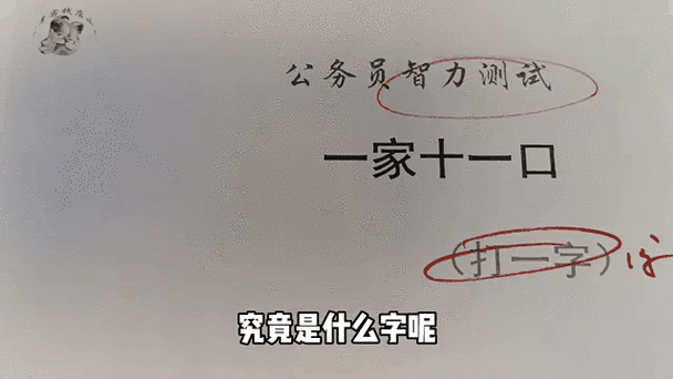 一儿一女打一字缩略图