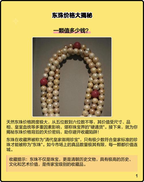 东珠的价格