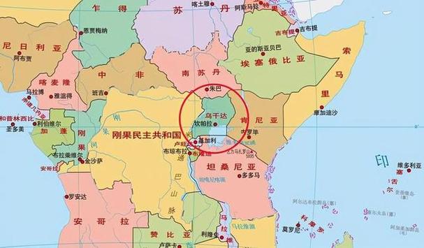 乌干达在非洲哪个位置
