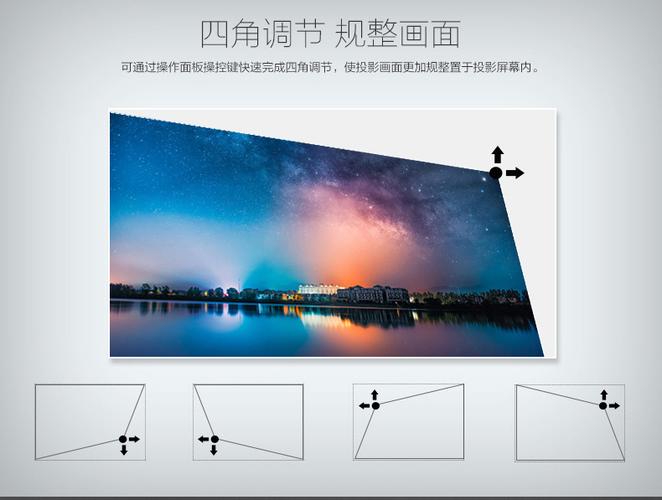 投影仪梯形校正怎么调缩略图