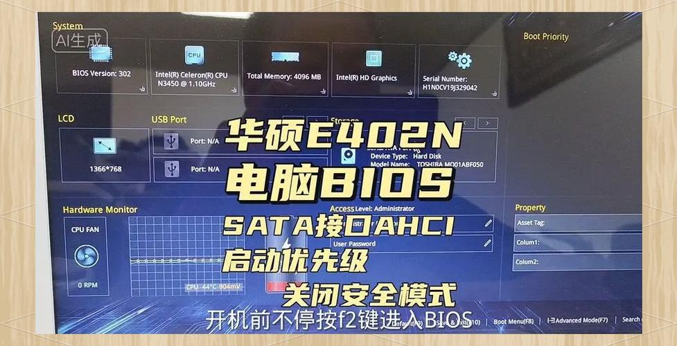 华硕主板清除Bios密码缩略图