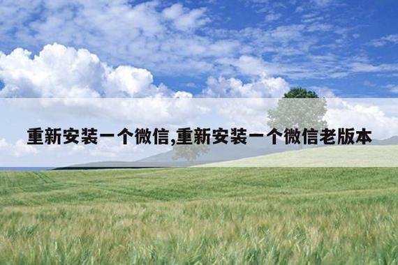 重新安装一个微信