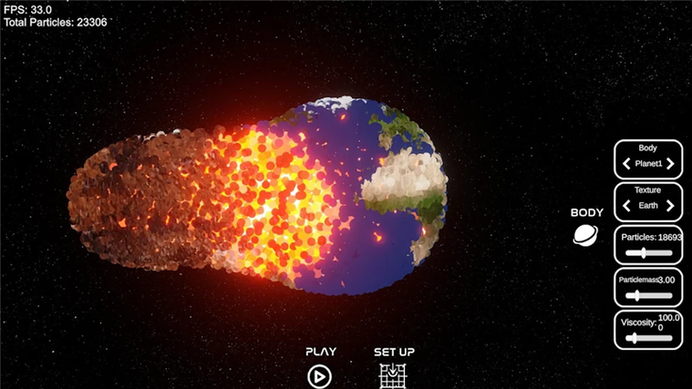 宇宙碰撞模拟器0.26截图