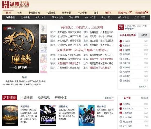 纵横中文网现状