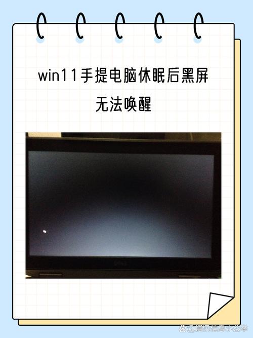 电脑屏幕黑屏唤醒不了图标