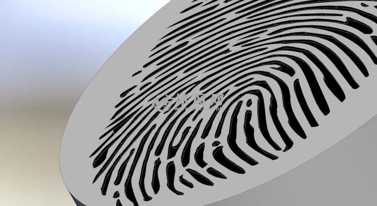 简单5步自制指纹模型