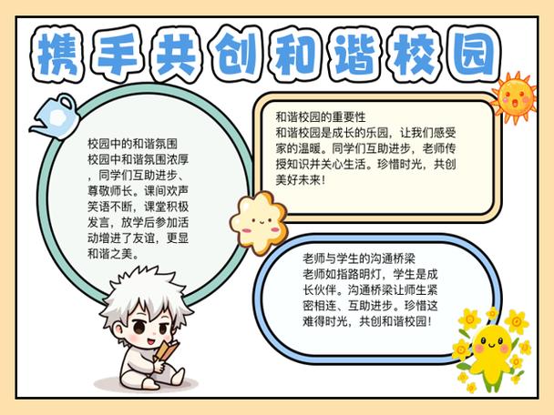 和谐手抄报内容截图