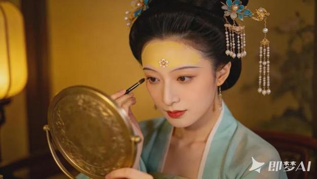 对镜贴花黄下一句的梗