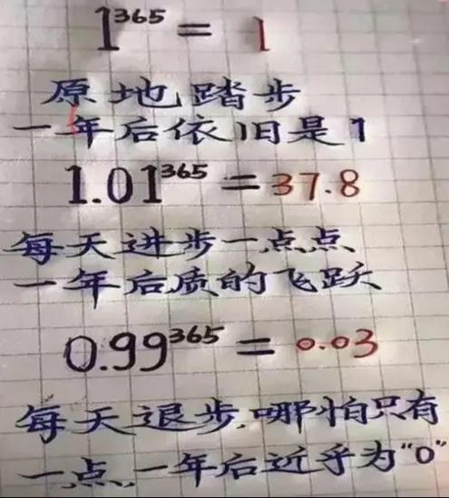 1=365打一成语