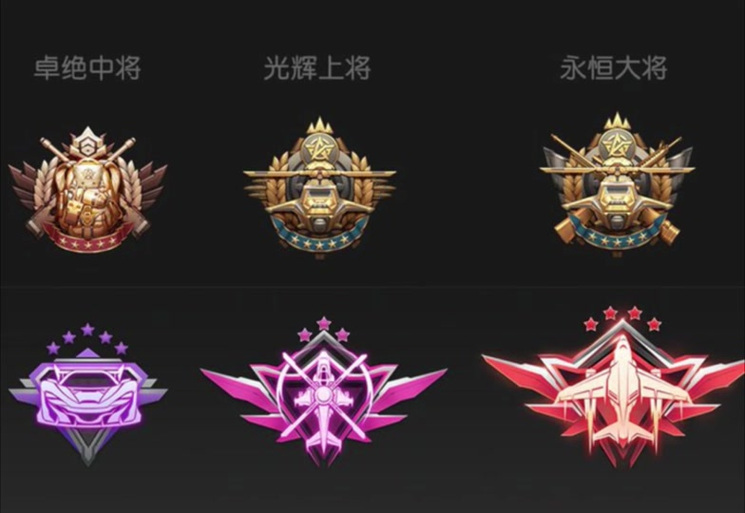 打野段位图标大全