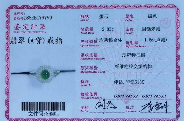 翡翠电子证书怎么看真假