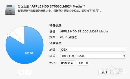 mac磁盘分区截图