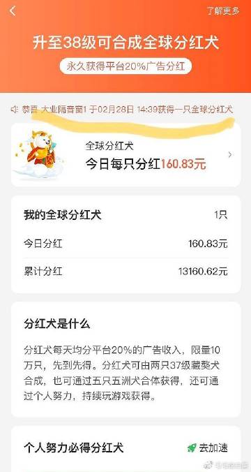 旅行世界,分红犬