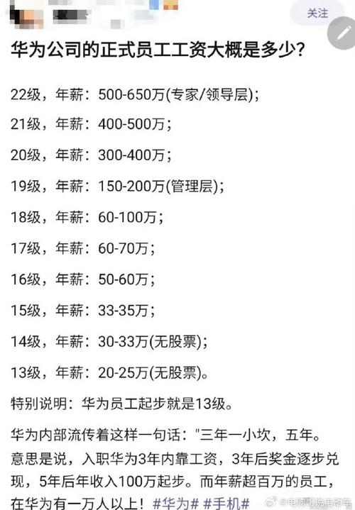 华为300万年薪