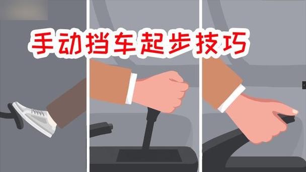手动挡汽车起步步骤图