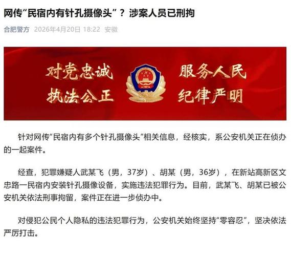 摄像头被刑拘原因