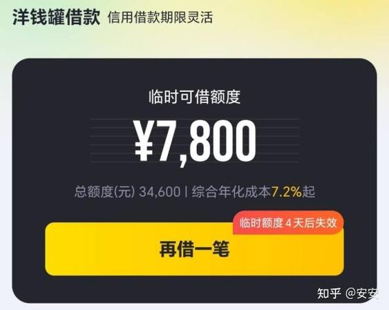 洋钱罐一样的借钱口子