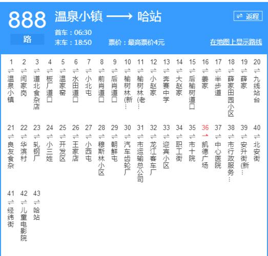 888路全程路线图