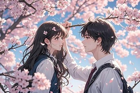 动漫樱花校园约会