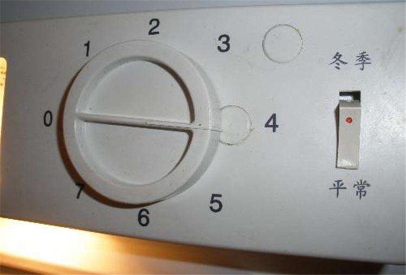 老式西门子冰箱1—5档怎么调