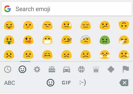 安卓输入法表情符号emoji