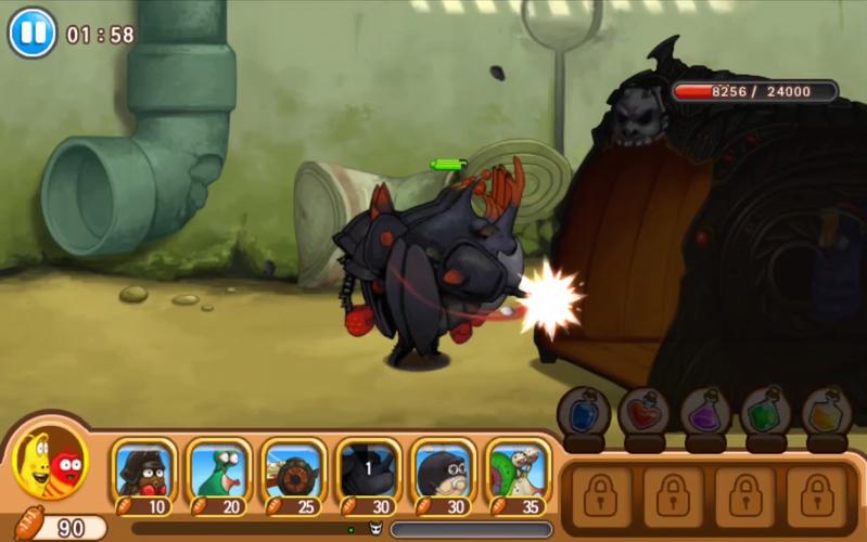 爆笑虫子英雄2无限金币钻石版