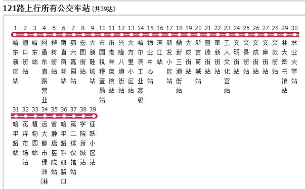 哈尔滨公交线路查询
