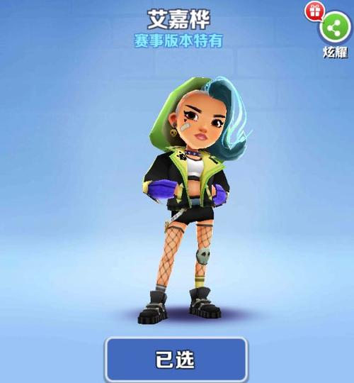 地铁跑酷漂亮的女性角色游戏截图