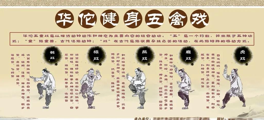 五禽戏动作名称