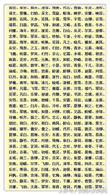 2021年属取名什么字最好