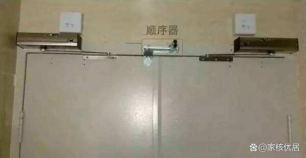 防火门顺位器安装图解