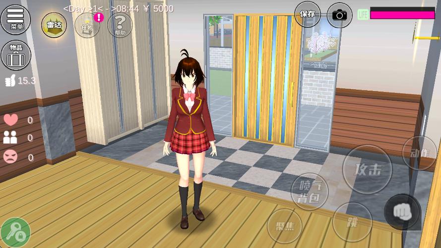 樱花校园无广告解锁版中文版游戏截图