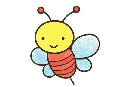 小蜜蜂图片彩色图标
