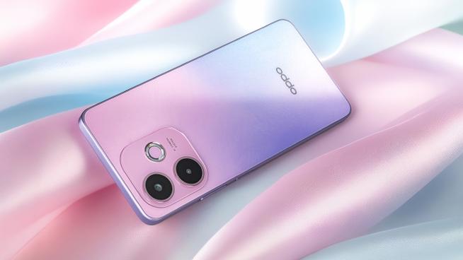 oppoa5凝液紫色手机图片