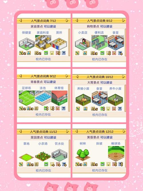 口袋学院物语1建筑解锁