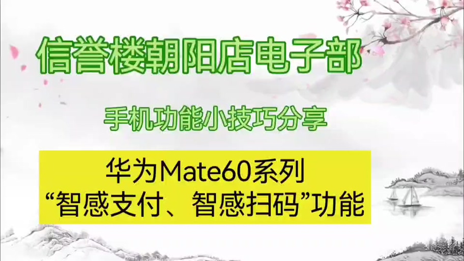 华为手机怎么不打开付款码支付