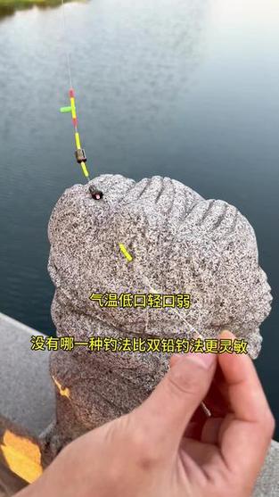 钓鱼双铅怎么调漂