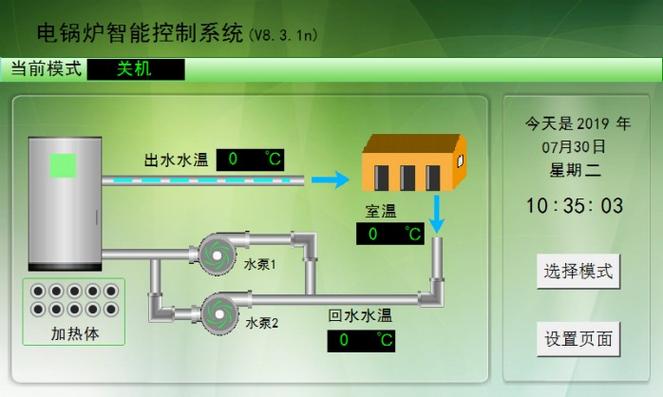 锅炉温度控制器怎么调参数