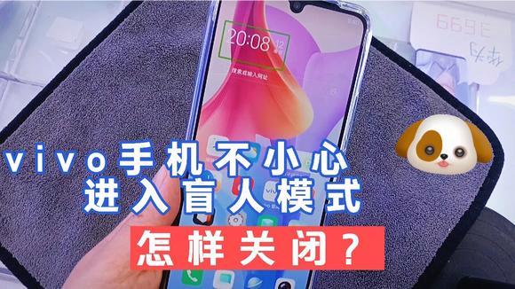 vivo手机盲人模式怎么关闭图标