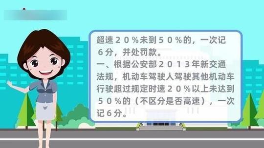 规定时速20未达50的什么意思