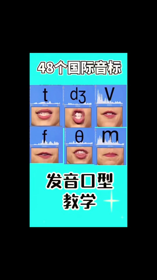 说完话口型重复一遍