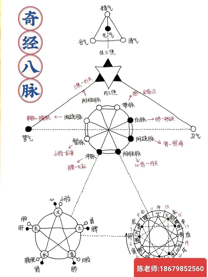 力五庄奇经八脉怎么点