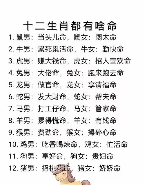十二生肖命运缩略图