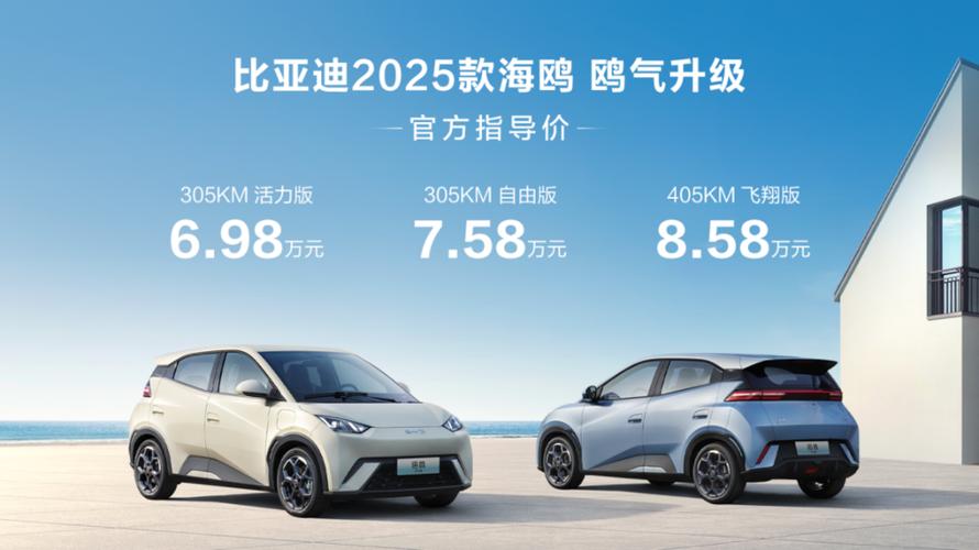 比亚迪海鸥2025新款落地价