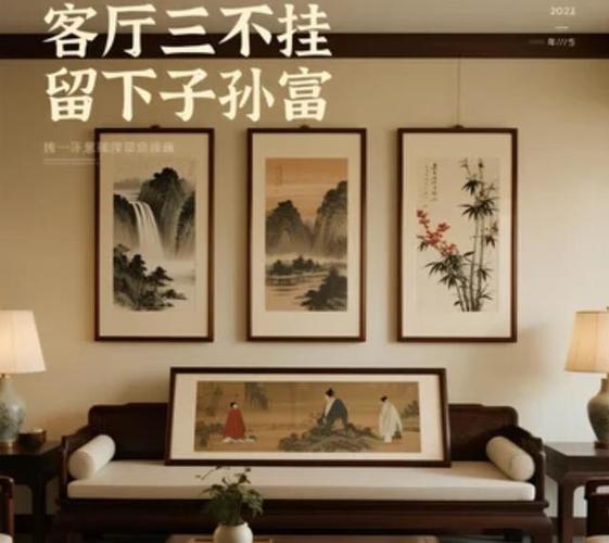 客厅三不挂的画