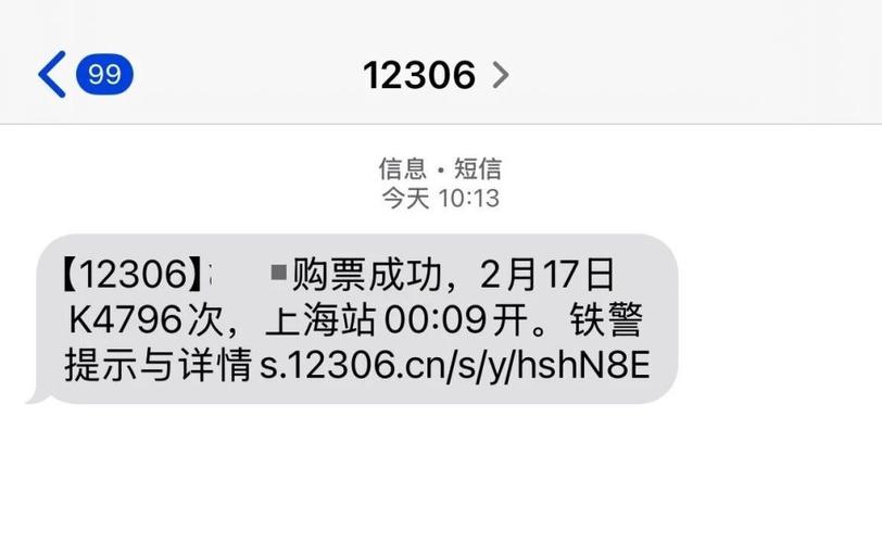 12306的通知设置