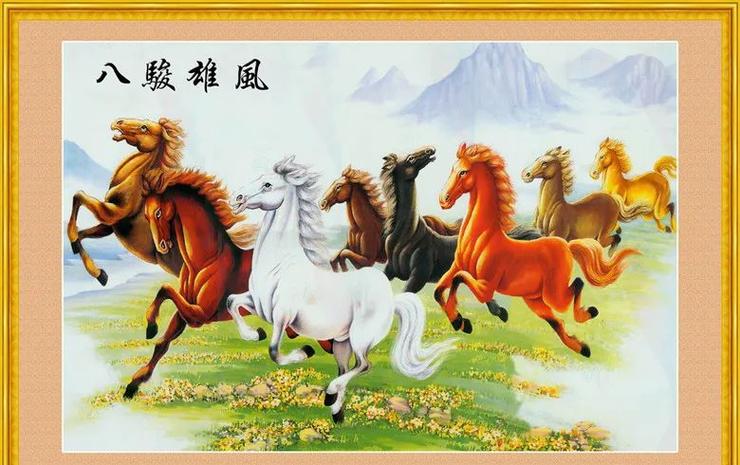 八骏全图