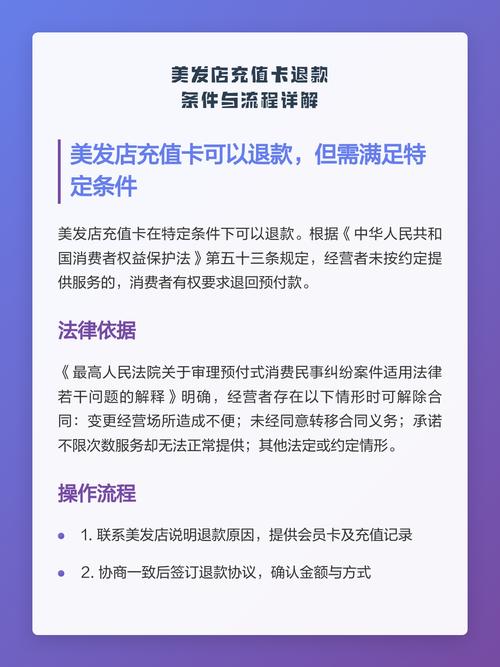 理发充值卡可以要求退款吗
